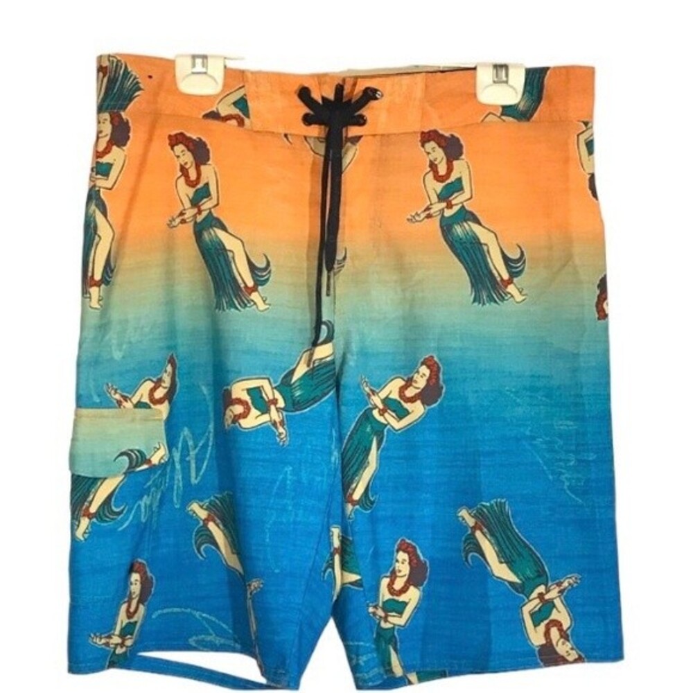 Hang Ten Aloha Hula Board Shorts